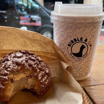 Bibble & Sip - Earl grey cream puff - Coffee & Tea Near Me - New York, New York Bibble & Sip - Earl grey cream puff - Coffee & Tea Near Me - New York, New York