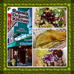 Montage of images from Razan's Organic Kitchen