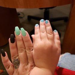 V-Nails Too - Mine, my daughters and my best friends nails! Gorgeous!