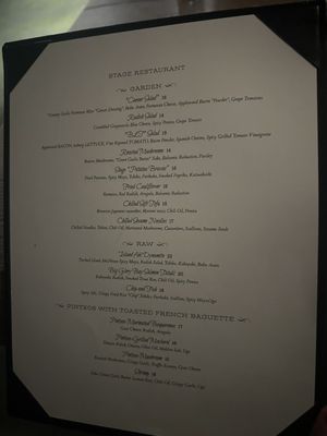 Menu photo 5 Stage Restaurant Honolulu, HI