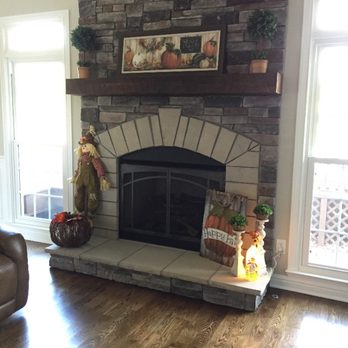 M L Webb Masonry - Facelift!! New Stonework on an old fireplace. - Masonry/Concrete Near Me - Nashville, Tennessee M L Webb Masonry - Facelift!! New Stonework on an old fireplace. - Masonry/Concrete Near Me - Nashville, Tennessee