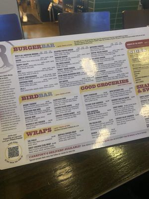 Menu photo 7 Roots Burger Bar Carmel, IN
