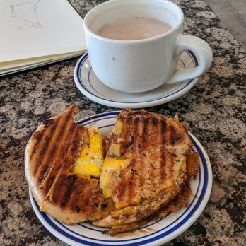 St. Marks Coffee House - Chai, and a cinnammon raisin breakfast bagel. - Coffee & Tea Near Me - Denver, Colorado St. Marks Coffee House - Chai, and a cinnammon raisin breakfast bagel. - Coffee & Tea Near Me - Denver, Colorado