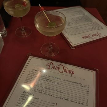 Dear John’s - Dirty Martinis obviously! - American Near Me - Culver City, California