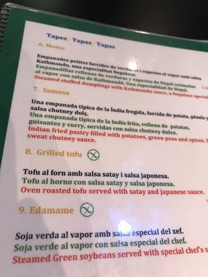 Menu photo 2 Veggie Garden Barcelona, B