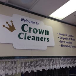 Here at Crown Cleaners Here at Crown Cleaners