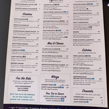 Big Grove Brewery & Taproom - Menu - Breweries Near Me - Cedar Rapids, Iowa