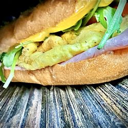 Uncle Af's - Egg & Ham panini