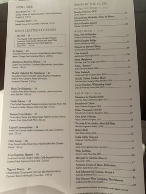 Menu photo 1 The Capital Grille Fairfax, VA