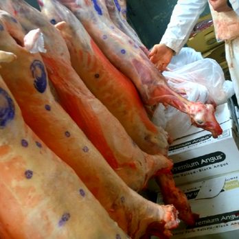 Ronnie Berrys Halal Meats - Got LAMB sure do dozens hanging in cooler - Meat Shops Near Me - Dearborn, Michigan