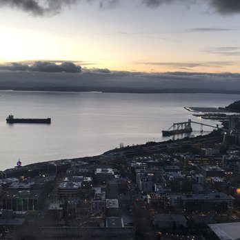 Space Needle - Beautiful sunset from the observation deck! - Landmarks & Historical Buildings Near Me - Seattle, Washington