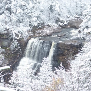 Blackwater Falls State Park - Falls in the snow - Parks Near Me - Davis, West Virginia