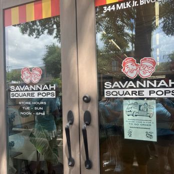 Savannah Square Pops - Front door - Ice Cream & Frozen Yogurt Near Me - Savannah, Georgia
