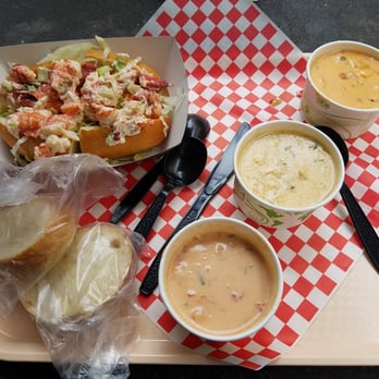 The Gum Wall - Chowder, lobster roll and gum.  All paid for - Local Flavor Near Me - Seattle, Washington