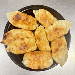 Fried dumplings with pork and cabbage