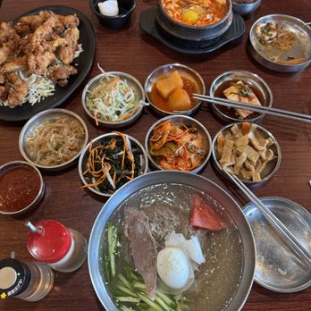Kong Tofu & BBQ - banchan, buckwheat cold noodle, seafood tofu soup - Korean Near Me - Cupertino, California Kong Tofu & BBQ - banchan, buckwheat cold noodle, seafood tofu soup - Korean Near Me - Cupertino, California