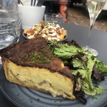 Bloomsday Cafe - Mushroom quiche, bravas - Coffee & Tea Near Me - Philadelphia, Pennsylvania