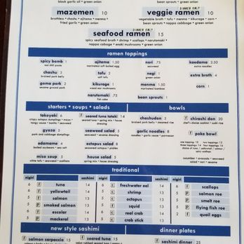 Mizu - Menus - Sushi Bars Near Me - Oklahoma City, Oklahoma Mizu - Menus - Sushi Bars Near Me - Oklahoma City, Oklahoma