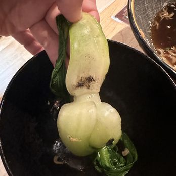 Uncle Dumpling - Veggie tastes NOT so good with mud - Noodles Near Me - Roseville, California