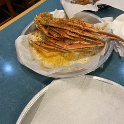 Mal's Krazy Krab - Big Eats Platter (So big had a separate platter) and Gator Bites (Leftovers)