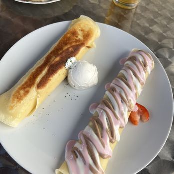 Café Poland - Eggs, Bacon and Ham Crepes and Hazelnut Crepes - Polish Near Me - Columbia, Missouri