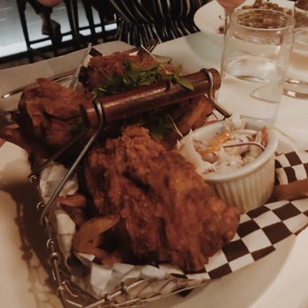 Avenue Kitchen & Bar - The chicken basket in all its glory. Pairs well with biscuit side. - New American Near Me - Baltimore, Maryland