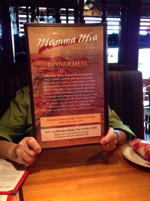 Menu photo 8 Mamma Mia Boynton Boynton Beach, FL Menu photo 8 Mamma Mia Boynton Boynton Beach, FL