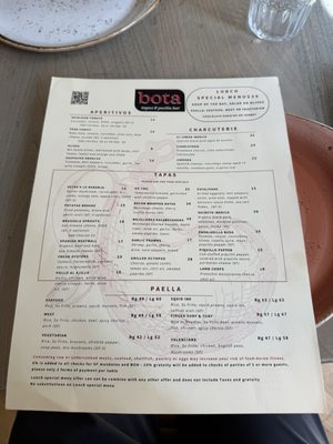 Menu photo 6 Bota San Francisco, CA Menu photo 6 Bota San Francisco, CA