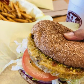 TX Burger - Tx Burger with veggie patty - Burgers Near Me - Centerville, Texas