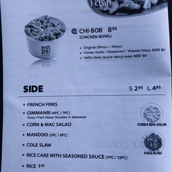 Soul Chicken - Menu - Chicken Wings Near Me - Honolulu, Hawaii