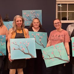 Kym's Kanvas - Grahams Mom's Group Asian Blossoms