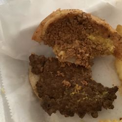 Cartner's Food Mart - This is what they call a Carolina Burger now