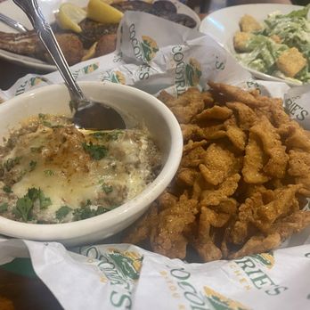 Cocodrie’s Bayou Kitchen - Boudin ball dip with fried bow tie pasta. - Cajun/Creole Near Me - North Richland Hills, Texas Cocodrie’s Bayou Kitchen - Boudin ball dip with fried bow tie pasta. - Cajun/Creole Near Me - North Richland Hills, Texas
