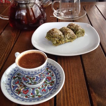 Tosun - My turkish coffee timeee! With sarma! My best! - Turkish Near Me - Edgewater, New Jersey
