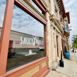 Exterior outside entrance of Saucy Porka - Saint Louis, Missouri Exterior outside entrance of Saucy Porka - Saint Louis, Missouri