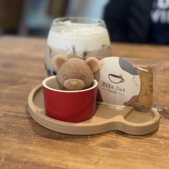 Hide Out Cafe - Boba Bear set - Cafes Near Me - Rowland Heights, California