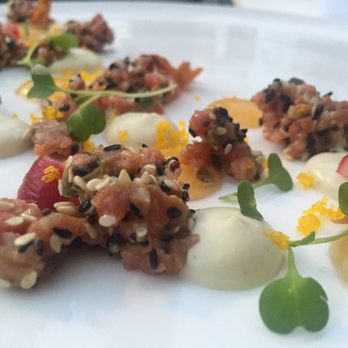 Mercantile - Creekstone Beef tartare (sans artichoke bc of personal preference) - New American Near Me - Denver, Colorado Mercantile - Creekstone Beef tartare (sans artichoke bc of personal preference) - New American Near Me - Denver, Colorado