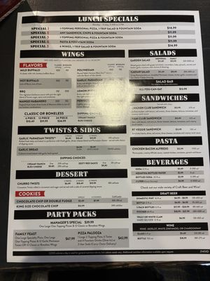 Menu photo 1 Round Table Pizza El Cajon, CA Menu photo 1 Round Table Pizza El Cajon, CA