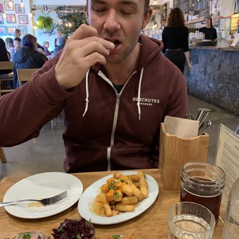 Chickpea - A meat and potatoes guy loving the chickpea fries. - Vegan Near Me - Vancouver, British Columbia Chickpea - A meat and potatoes guy loving the chickpea fries. - Vegan Near Me - Vancouver, British Columbia