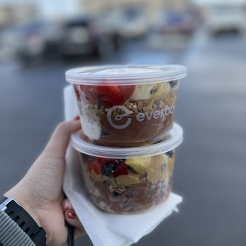 Everbowl - Small full moon and medium own creation - Acai Bowls Near Me - Noblesville, Indiana Everbowl - Small full moon and medium own creation - Acai Bowls Near Me - Noblesville, Indiana