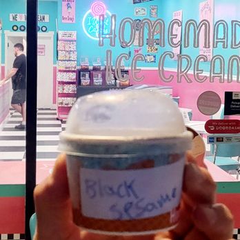 Lily's Handmade Ice Cream - Front of Lily's with black sesame sample - Ice Cream & Frozen Yogurt Near Me - Delray Beach, Florida Lily's Handmade Ice Cream - Front of Lily's with black sesame sample - Ice Cream & Frozen Yogurt Near Me - Delray Beach, Florida