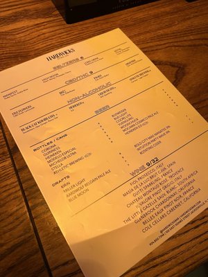 Menu photo 1 Hardwicks Jacksonville, FL