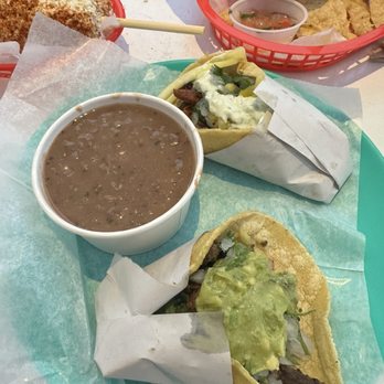The Taco Stand - Beans and carne asada taco! - Tacos Near Me - Encinitas, California