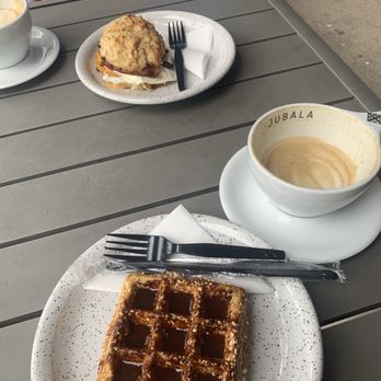 Jubala Coffee - yummm - waffle - Coffee & Tea Near Me - Raleigh, North Carolina