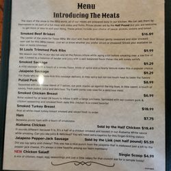 Uncle Dan's BBQ & Ribhouse - Menu