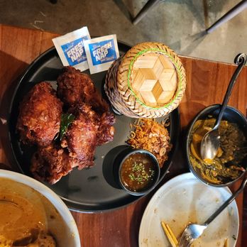 Hanuman Thai Eatery - Gai Todd Hat Yai - fried chicken with sticky rice - Thai Near Me - Costa Mesa, California Hanuman Thai Eatery - Gai Todd Hat Yai - fried chicken with sticky rice - Thai Near Me - Costa Mesa, California