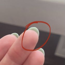 Nail’d It Salon & Spa - Terrible nail shaping: same nail, different view.