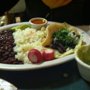 Mi Pueblito Restaurant - Beef taco plate! - Mexican Near Me - Boston, Massachusetts