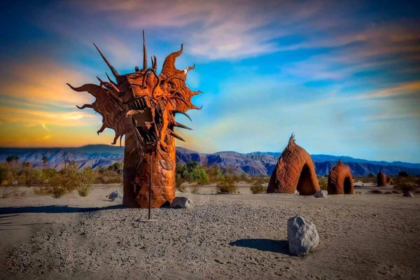Galleta Meadows Sculptures / Sky Art Desert Sculpture Garden (Under the Sun Foundation) by null