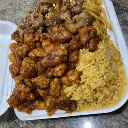 China Express - Orange chicken, teriyaki chicken, fried rice, lo mein